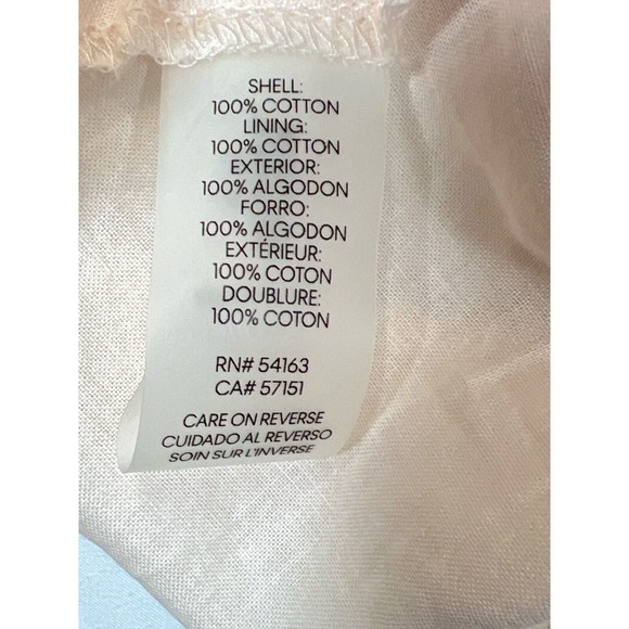 Calvin Klein Pink Eyelet Sleeveless Fit & Flare Cotton Dress 2P - Picture 4 of 6